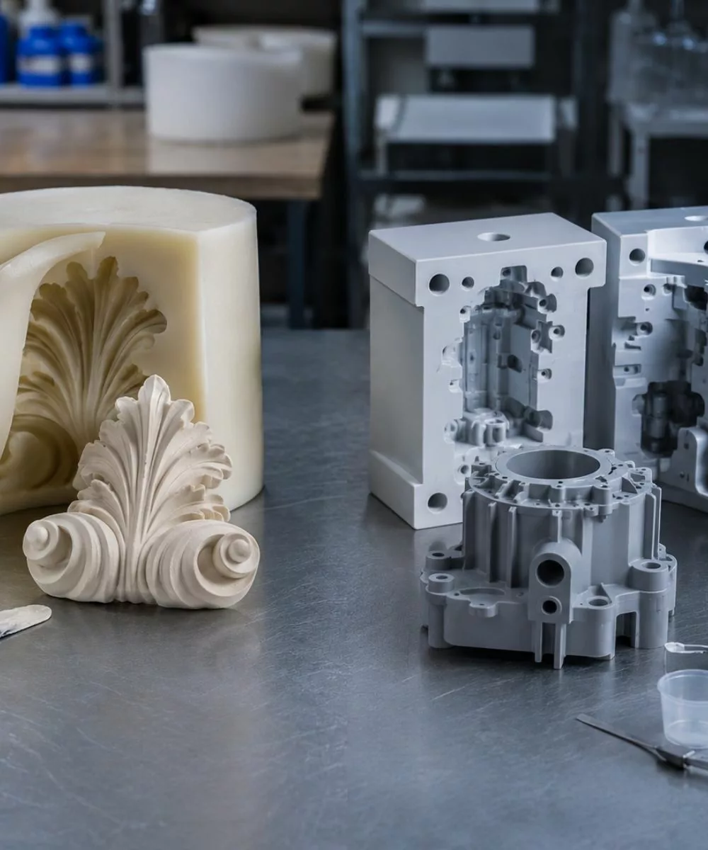 Silicone polycondensation ou polyaddition